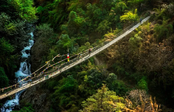 Langtang Valley – Suspension Bridge Day 9